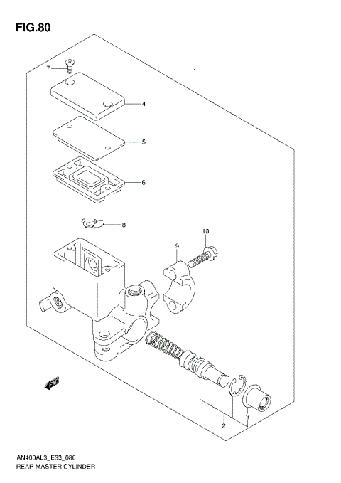 REAR MASTER CYLINDER