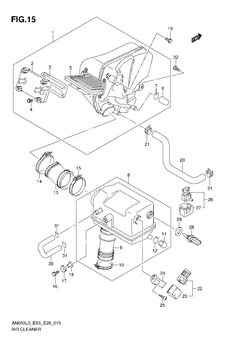 AIR CLEANER (AN650L3 E03)
