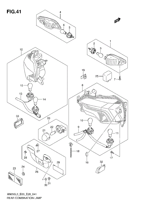 REAR COMBINATION LAMP
