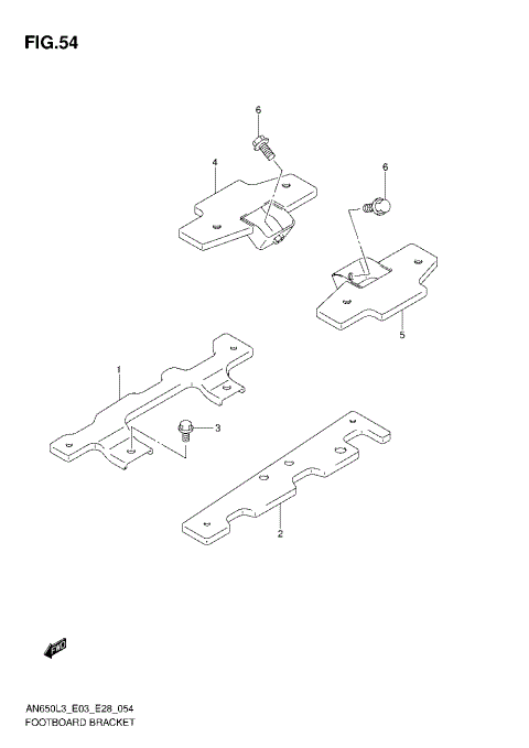 FOOTBOARD BRACKET