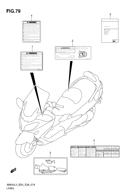 LABEL (AN650ZL3 E28)