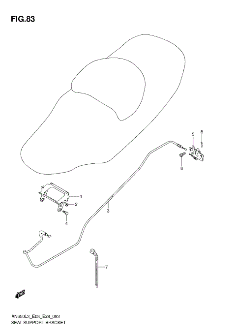 SEAT SUPPORT BRACKET