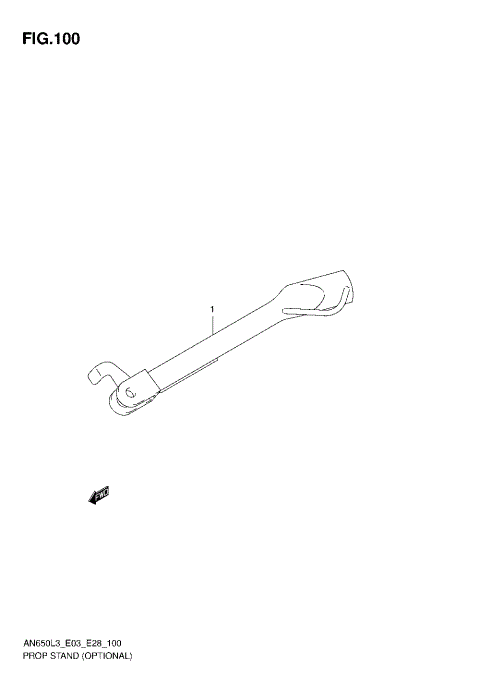 PROP STAND (OPTIONAL)