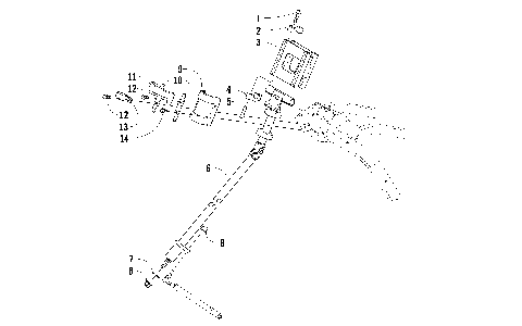 STEERING POST ASSEMBLY [89654]