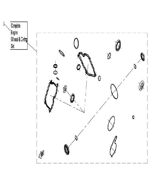 COMPLETE OIL SEAL &O-RING SET, ENGINE