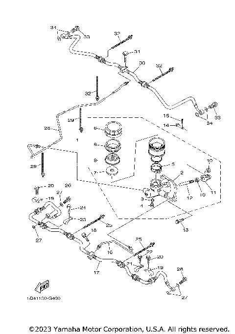 REAR MASTER CYLINDER