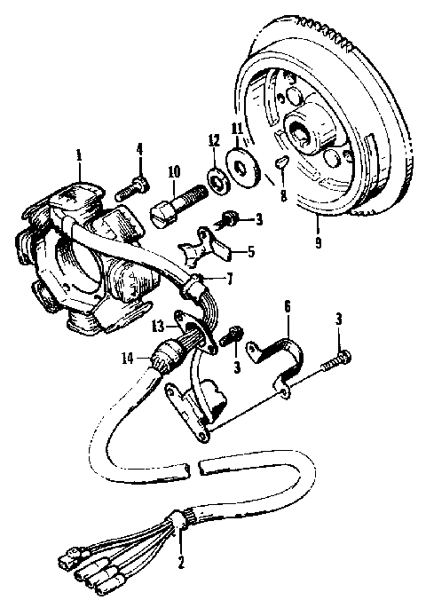 MAGNETO (SERIAL # ARJ4054A595 AND UP) [72661]