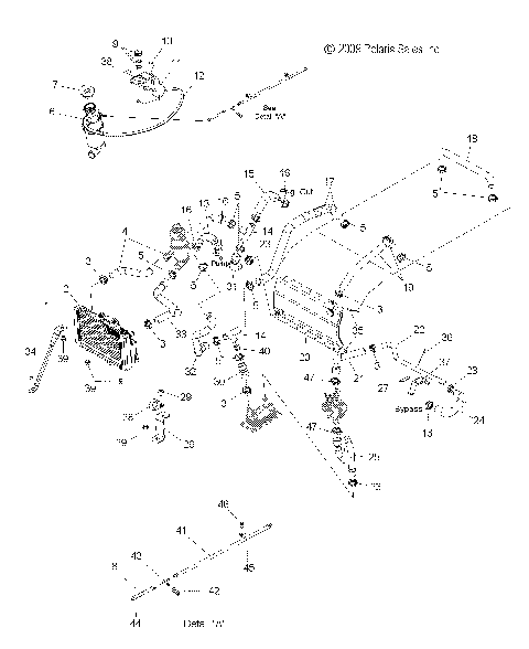 ENGINE, COOLING SYSTEM - S12PU7ESL/EEL (49SNOWCOOLING10WIDE)