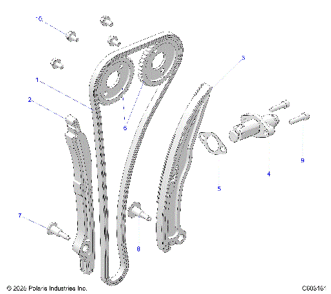 ENGINE, CAMCHAIN, SPROCKETS AND TENSIONER - S26TLF9FSL (C603161)