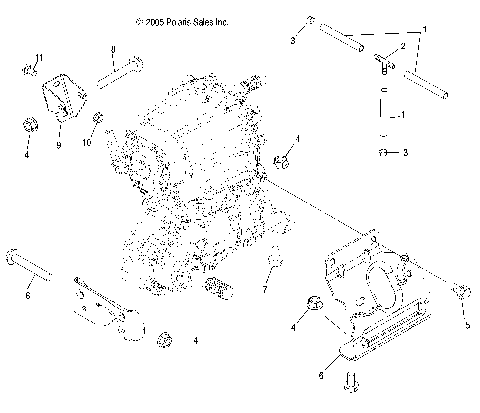 TRANSMISSION, MOUNTING - A07MH68AX/AY/AZ (4999200229920022C09)