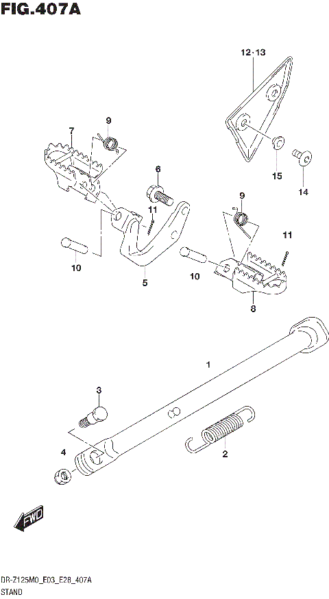 STAND (DR-Z125M0 E28)