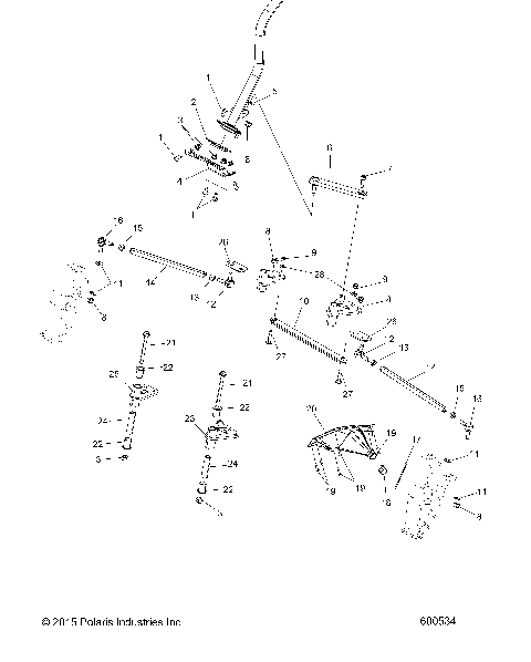 STEERING, LOWER - S18CFE5BSL/BEL (600173)