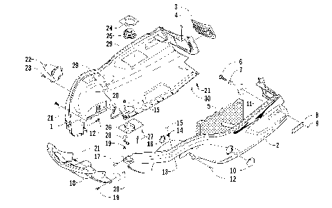 BELLY PAN AND FRONT BUMPER ASSEMBLY [86219]