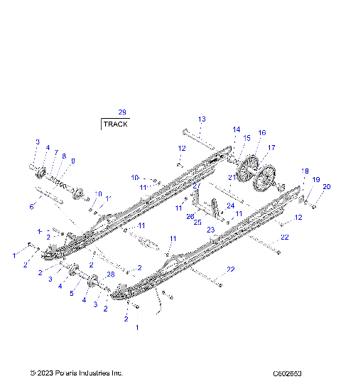 SUSPENSION, REAR - S24TFM9BS/9BE (C602653)