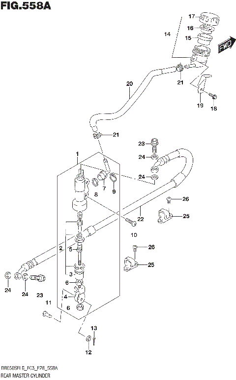 REAR MASTER CYLINDER