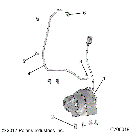 DRIVE TRAIN, FRONT GEARCASE MOUNTING - R18RRU99AS/BS (C700019)
