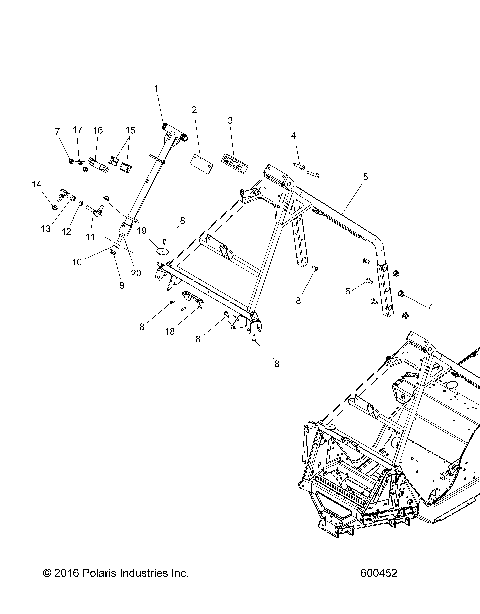 STEERING, STEERING POST AND HOOP - S17MBX6JSA/JEA (600452)