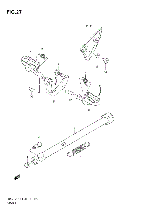 STAND (DR-Z125L3 E28)