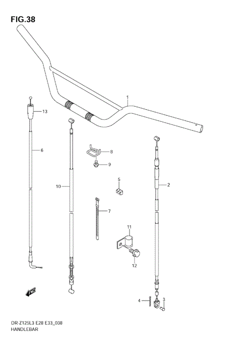 HANDLEBAR (DR-Z125L3 E33)