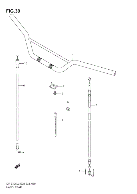 HANDLEBAR (DR-Z125LL3 E28)