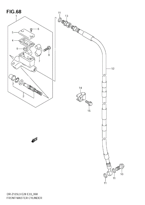 FRONT MASTER CYLINDER (DR-Z125LL3 E28)