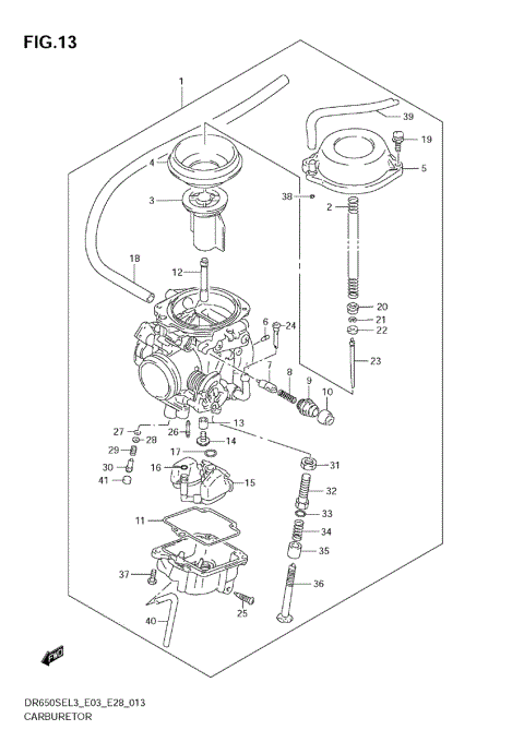 CARBURETOR (DR650SEL3 E33)
