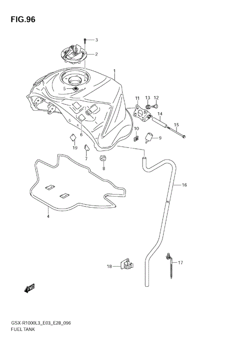 FUEL TANK (GSX-R1000L3 E33)