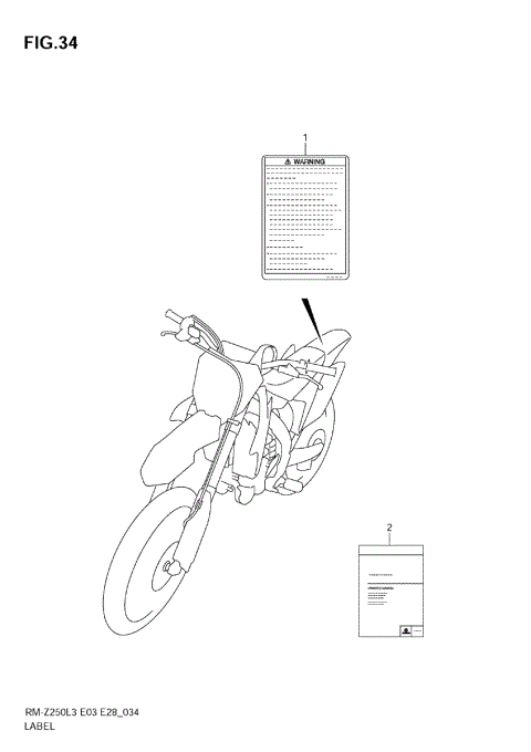 LABEL (RM-Z250L3 E28)