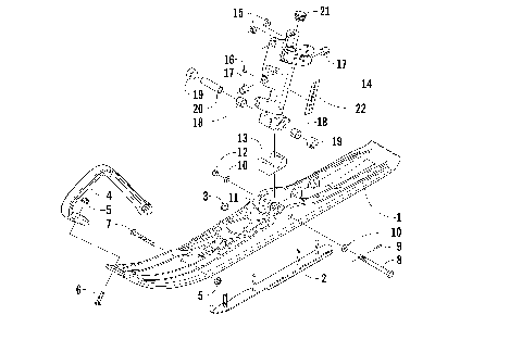 SKI AND SPINDLE ASSEMBLY [87872]