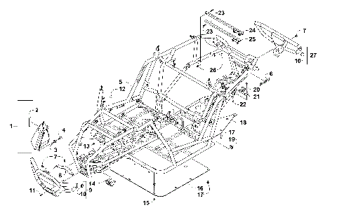 FRAME, HEADLIGHTS, AND RELATED PARTS  [300168]
