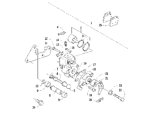 REAR BRAKE ASSEMBLY [83485]