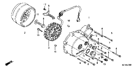 LEFT CRANKCASE COVER