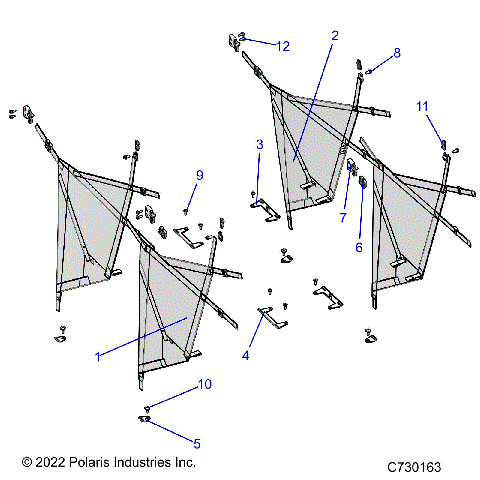 BODY, SIDE NETS - R22M4A57B1/EB5/B9 (C730163)