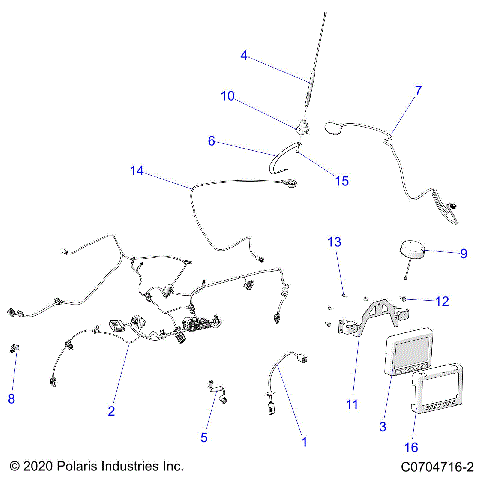 ELECTRICAL, RIDE COMMAND - Z23A5K87A4(C0704716-2)