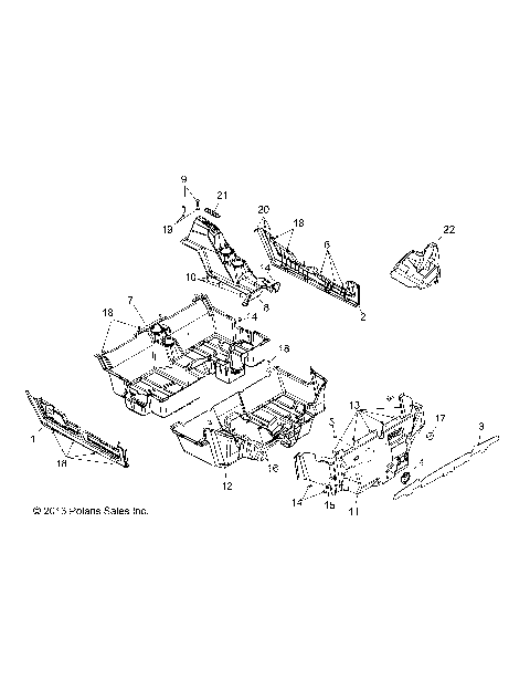 BODY, FLOOR and ROCKER PANELS - Z14XT9EFX (49RGRFLOOR14ZXP4I)