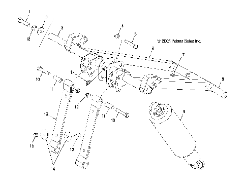 TORQUE ARM, FRONT - S07PS6FS/FSA (4997459745B13)