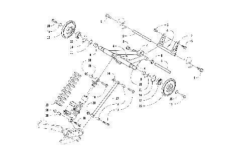 REAR SUSPENSION REAR ARM ASSEMBLY [105123]