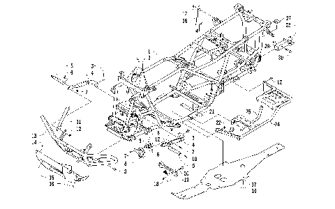 FRAME AND RELATED PARTS [96136]