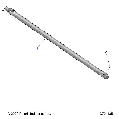 DRIVE TRAIN, FRONT PROP SHAFT - R21TAE99FA/SFA/SCA/SCK/EA/EK (C701135)