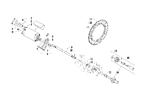 FLEX-DRIVE STARTER MOTOR ASSEMBLY [89871]