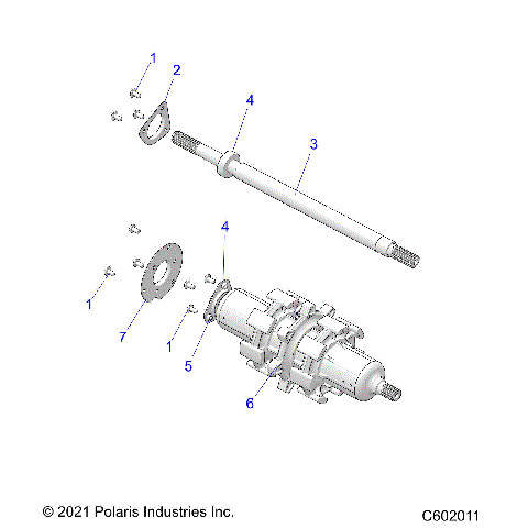 DRIVE TRAIN, JACKSHAFT and DRIVESHAFT - S23TLG8RS/8RE (C602011)