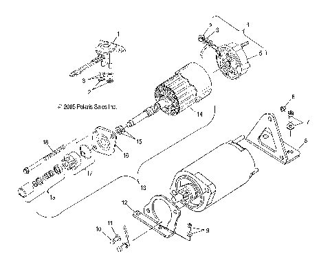 ENGINE, STARTING MOTOR - S07NT3AS/AE (4997299729C13)