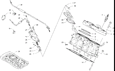 CYLINDER AND HEAD ASSEMBLY [107494]