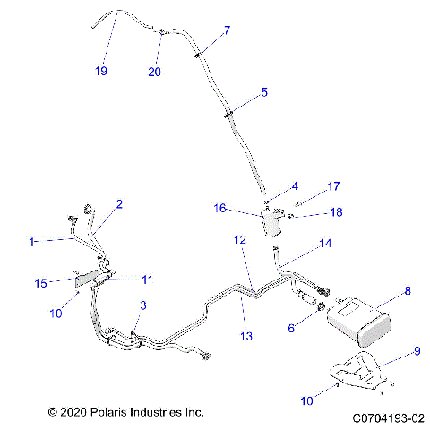FUEL SYSTEMS, LINES, EVAP - Z23RMU2KBN (C0704193-02)