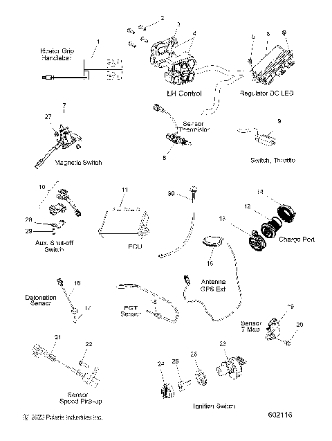 ELECTRICAL, SWITCHES, SENSORS and COMPONENTS - S23TKV8RS (601669)