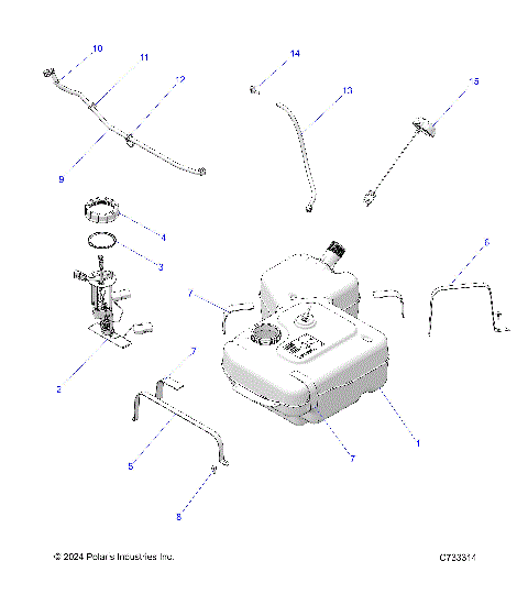 FUEL SYSTEM, FUEL TANK - R25TAE99FM/TAS99CM/EM/GM (C700756)