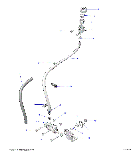 BRAKES, BRAKE PEDAL and MASTER CYLINDER - A26SEA57L7 (C102579)