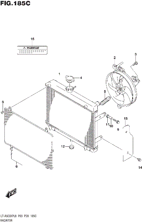 RADIATOR (LT-A500XPL8 P33)