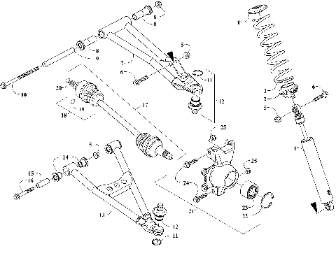 FRONT SUSPENSION ASSEMBLY  [304162]