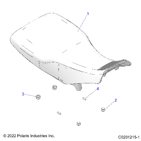 BODY, SEAT - A25SEA57F1/C1/C2/E1/E2 (C0201215-1)